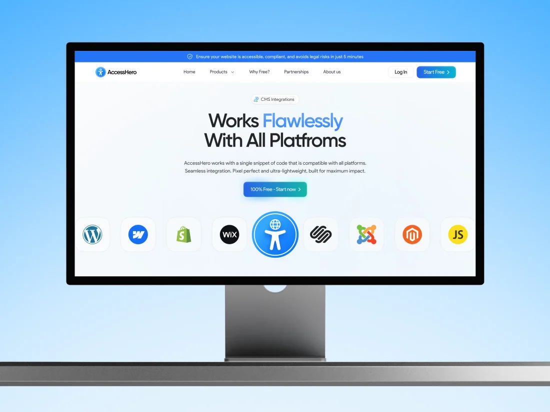 AccessHero — Web design / Accessibility
