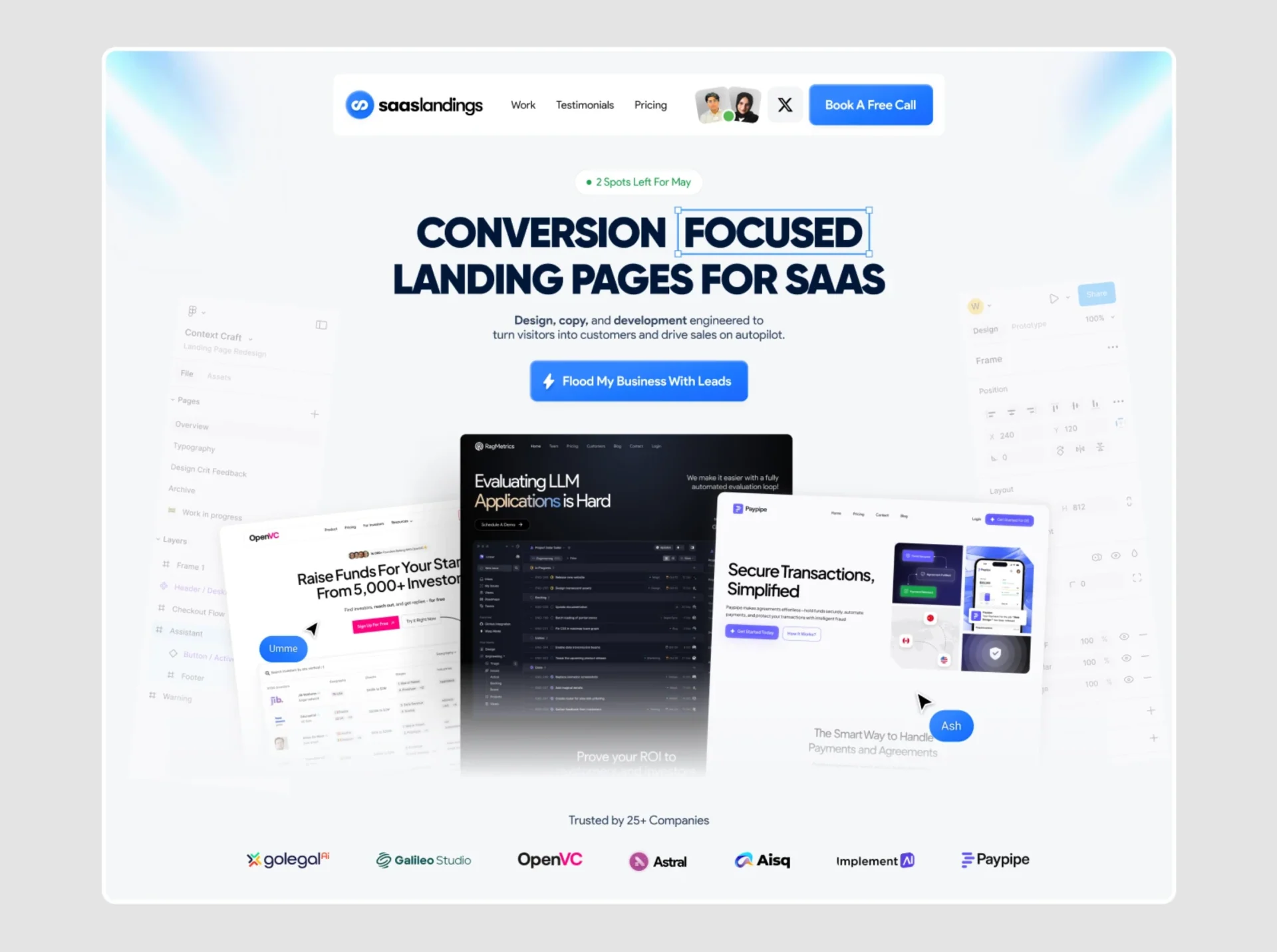 Closingly design studio — Web design